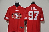 Nike 49ers 97 Nick Bosa Red Team Big Logo Vapor Untouchable Limited Jersey,baseball caps,new era cap wholesale,wholesale hats